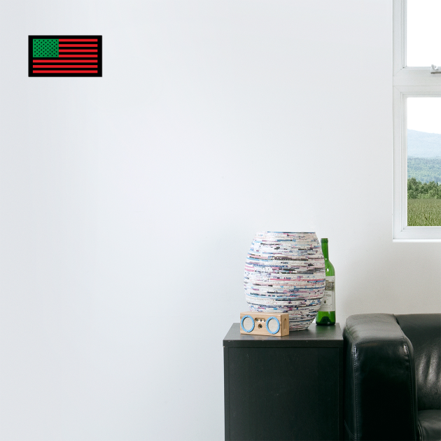 Pan African American Flag by UrbanLifeApparel